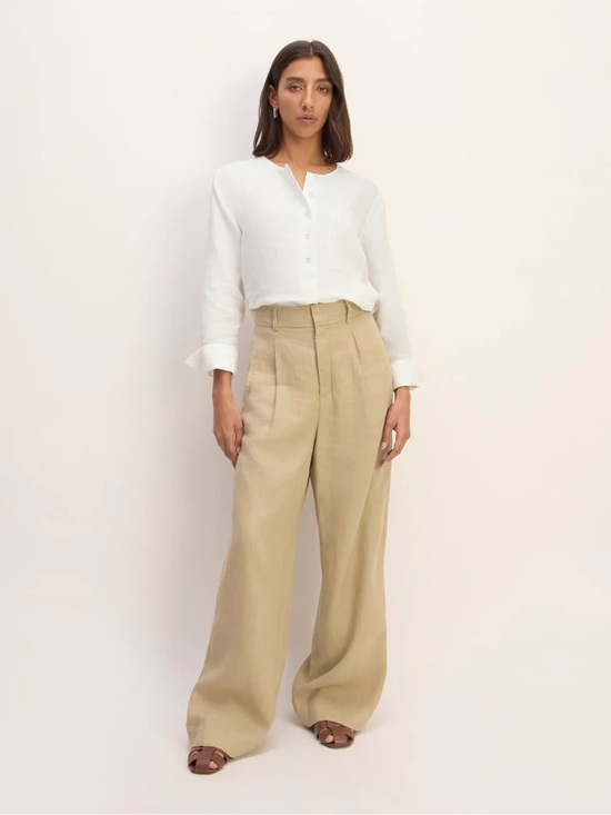 Everlane Tops - Everlane white cotton popover blouse
